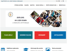 Tablet Screenshot of dobczyce.edu.pl